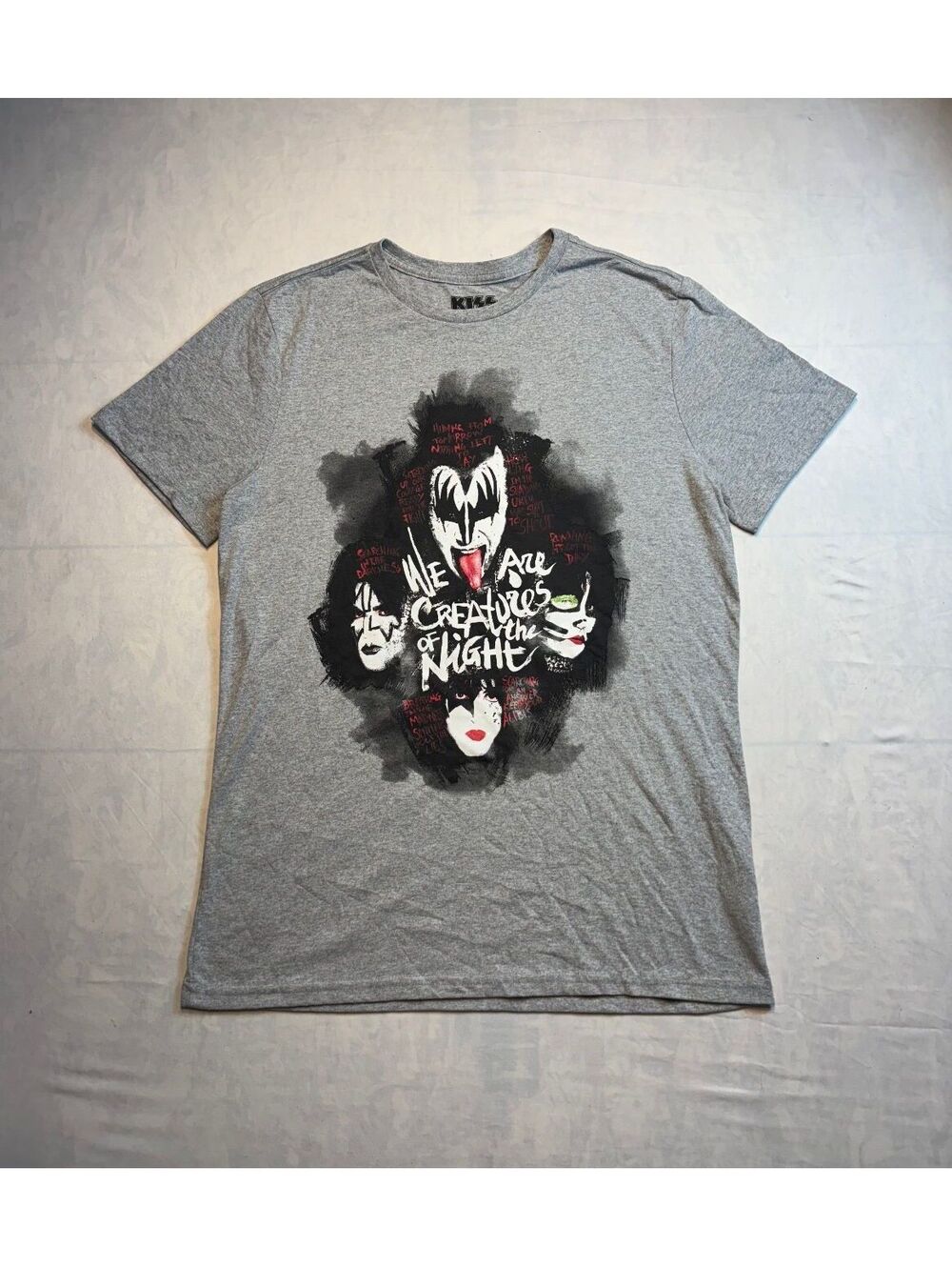 KISS We Are Creatures of the Night Graphic T-Shirt Medium